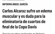 开云下载-阿尔卡拉斯因伤退出戴维斯杯