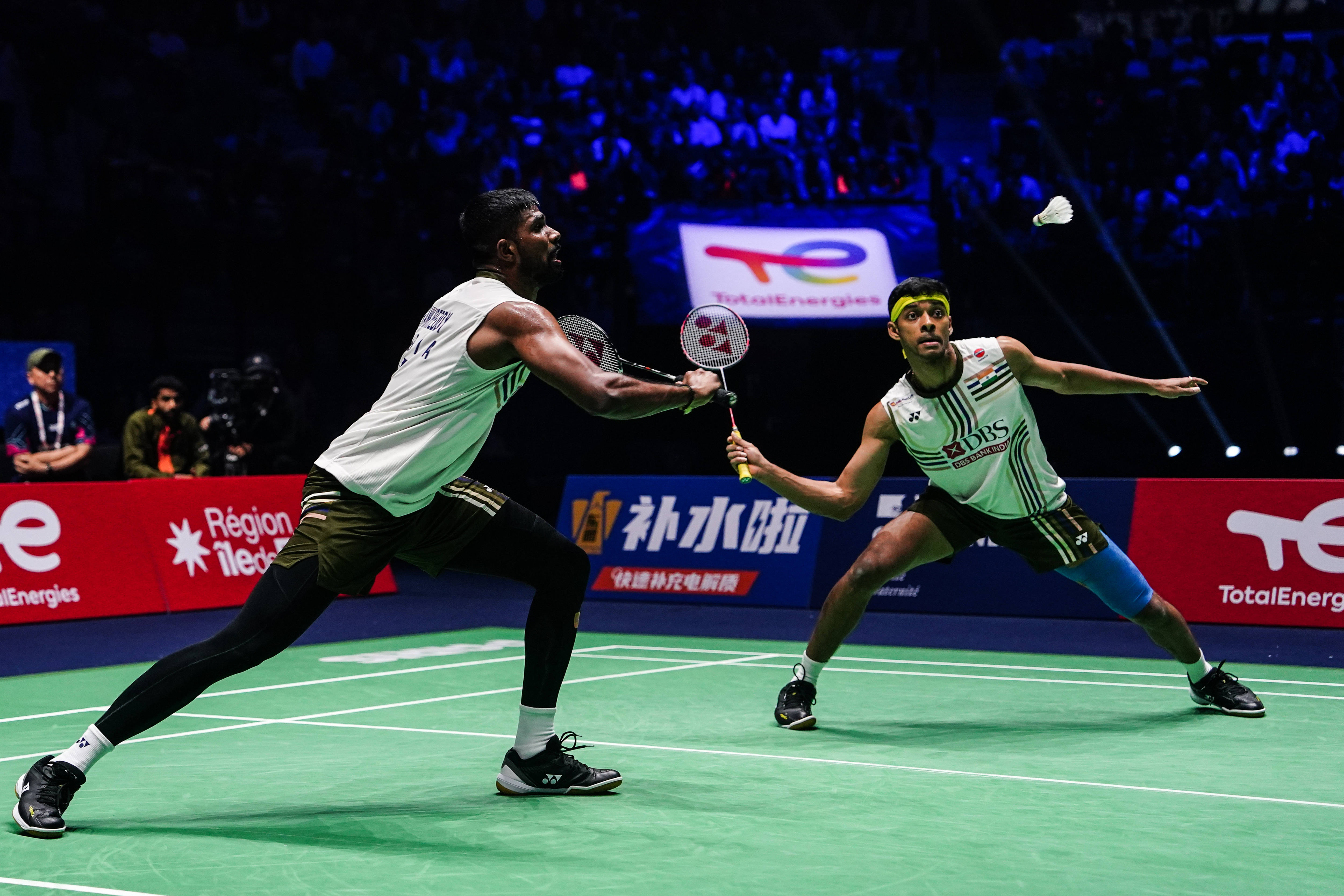 （体育）羽毛球——世锦赛：陈柏阳/刘毅晋级男双决赛