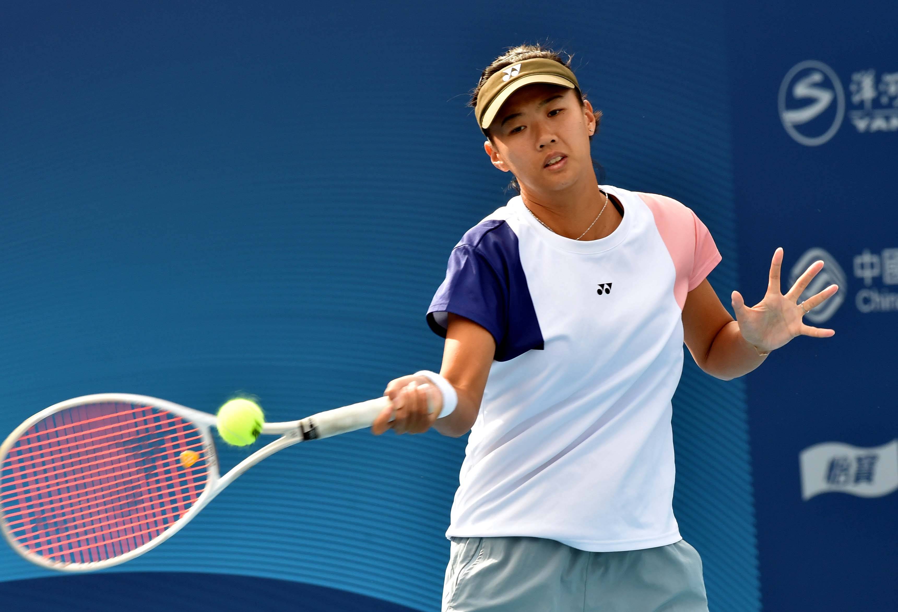 （体育）网球——中国巡回赛香港公开赛：王嘉怡晋级决赛